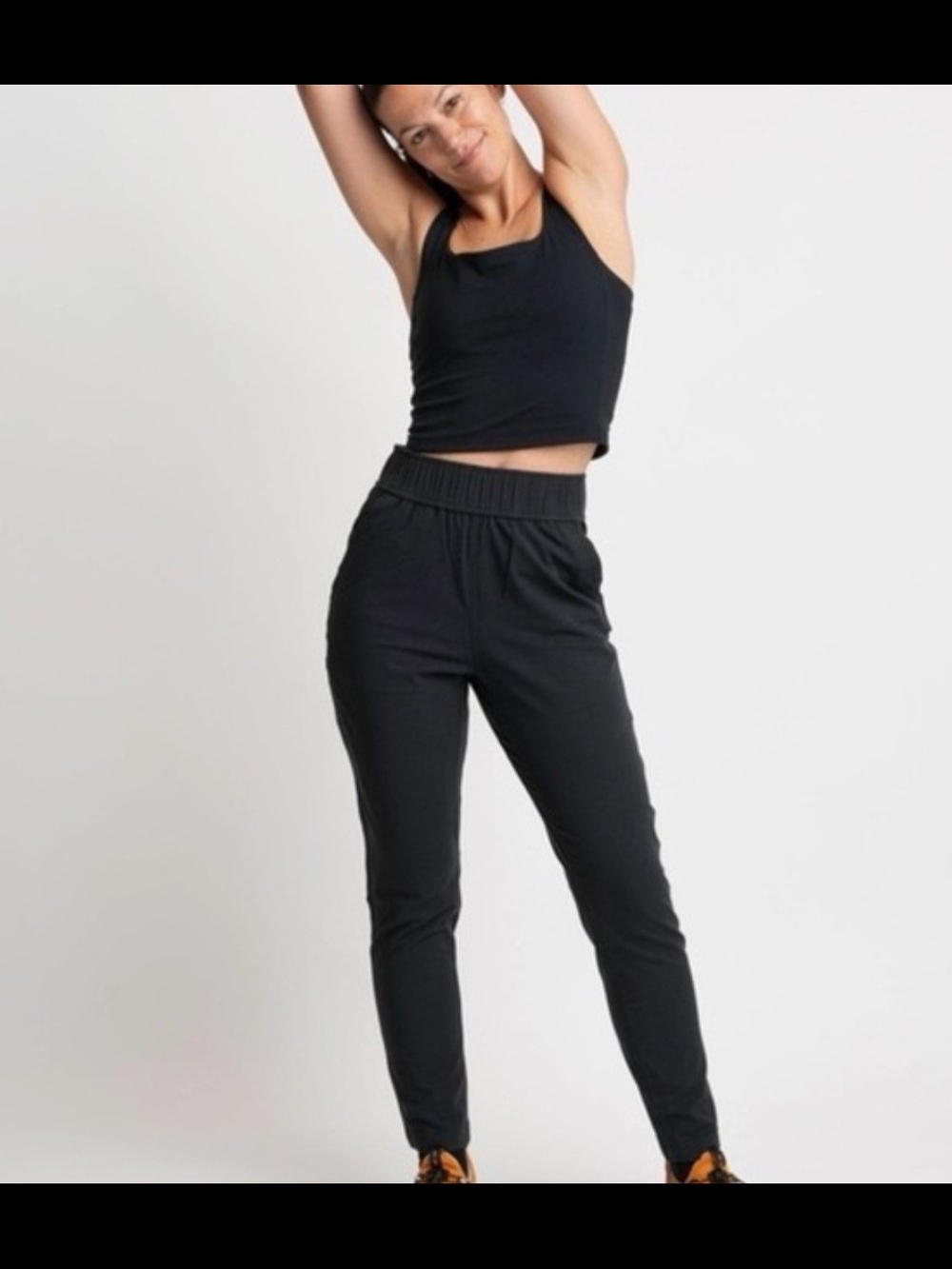 Alder Apparel Black Open Air Pants